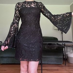 Express Black Lace Dress